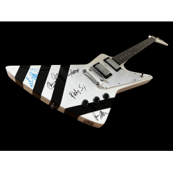 Custom Boris Dommenget Matthias Jabs Scorpions Brite White EX Electric Guitar Rosewood Fingerboard Dot Inlay Chrome Hardware 