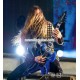 Zakk Wylde Audio Warhammer Dimebag Darrell Cowboys From Hell Blue Lightning Electric Guitar Large Block Inlay Floyd Rose Tremolo Bridge Whammy Bar Black Hardware