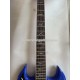 Zakk Wylde Dimebag Darrell Blue Lightning Pantera Warhammer Electric Guitar China EMG Pickups Floyd Rose Tremolo Black Hardware