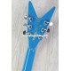 Washburn Dimebag Darrell Dime DimeBolt Dean From Hell Blue Lightning Electric Guitar Dot Inlay Floyd Rose Tremolo Bridge Whammy Bar Locking Nut Chrome Grover Tuners