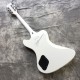 Free Shipping! RD Style White Explorer Electric Guitar Flying F-hole Headstock, Schaller Tuners, Block Inlay, Chrome Hardware