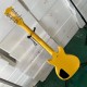 Double Cutaway Cream Yellow Junior Electric Guitar TV YELLOW SPECIAL, DOUBLECUT, Black Pickguard, Black P90 Pickups, Wrap Arround Tailpiece