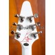 Ltd Dave Rude Flying V White Electric Guitar Hard Maple Fingerboard, Red Pearloid Pickguard, coil-splitting Pickups, Grover Tuners