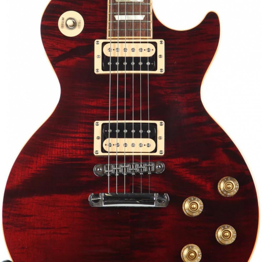 Limited Edition Sammy Hagar Red Rocker LP Electric Guitar Chickenfoot Cabernet Flame Maple Top