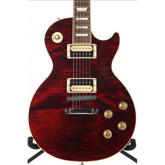 Limited Edition Sammy Hagar Red Rocker LP Electric Guitar Chickenfoot Cabernet Flame Maple Top