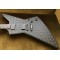 LTD JH-2 James Hetfield Matte Black Diamond Plate Explorer Electric Guitar Ninja Star Inlay China EMG Pickups Black Hardware