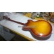 Custom JohnLennon Casino Vintage Sunburst Semi Hollow Body Jazz Electric Guitar Double F Hole Dog Ear Metal P90 Pickup Trapeze Tailpiece