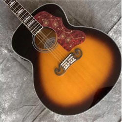 Custom Desert Honey Sunburst 200 Electric Acoustic Guitar Solid Spurce Top 41 Inches