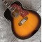 Custom Desert Honey Sunburst 200 Electric Acoustic Guitar Solid Spurce Top 41 Inches