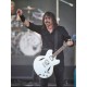 Dave Grohl DG 33 TriniLopez White Semi Hollow Body Jazz Electric Guitar Six-a-side Headstock, Double F Holes, Split Diamond Inlay, Grover Tuners Chrome Hardware