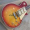 Rhxflame Heavy Relic Frehley Budokan Heritage Vintage Sunburst Electric Guitar Grover Tuners, Chrome Hardware, 3 Pickups, Block Inlay