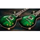 1959 Slash Anaconda Burst Flame Maple Top Green Electric Guitar Dark Brown Mahogany Body, Tuilp Tuners, Chibson Guitars