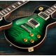 1959 Slash Anaconda Burst Flame Maple Top Green Electric Guitar Dark Brown Mahogany Body, Tuilp Tuners, Chibson Guitars