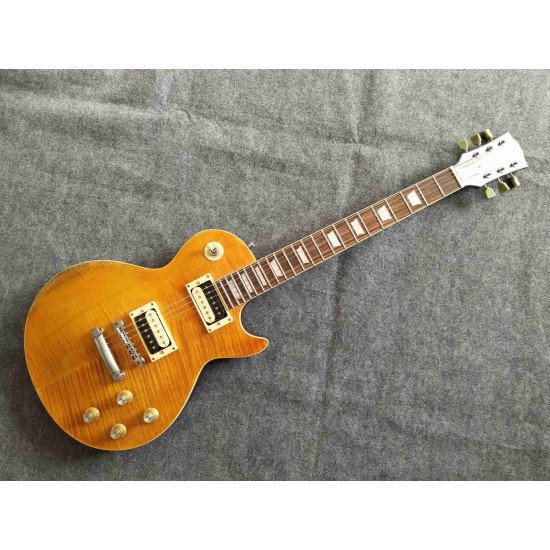 1959 Heavy Relic Slash #23 AFD MURPHY AGED SIGNED Appetite For Destruction Flame Maple Top Electric Guitar One Piece Mahogany Body & Neck