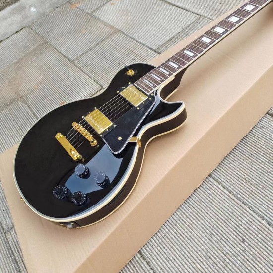 High quality Black Beauty electric guitar mahogany body, rosewood fingerboard, in stock, free shipping, fast shipping