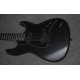 Custom Shop Jim Root Signature Matte Black Strat Electric Guitar Big Headstock, No Inlay Fingerboard, China EMG Pickups, Tremolo Bridge