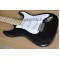 Custom Shop Eric Clapton Signature BLACKIE Black ST Strat Electric Guitar Maple Fingerboard, V Engrave Neck Plate, Vintage Tuenrs, White Pickguard