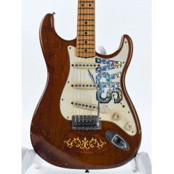 Stevie Ray Vaughan Lenny Relic Strat Electric Guitar SRV Masterbuilt By Todd Krause Vintage Brown Finished