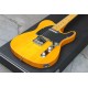 52 Deluxe Maple Natural Tele Butterscotch Blonde Electric Guitar Black Pickguard, Dot Inlay, Vintage Tuners, Custom Shop V logo