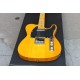 52 Deluxe Maple Natural Tele Butterscotch Blonde Electric Guitar Black Pickguard, Dot Inlay, Vintage Tuners, Custom Shop V logo