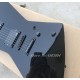 Rare Metallic James Hetfield Gloss Black Explorer Electric Guitar Active EMG Pickups & 9V Battery Box, Snake Inlay, Black Hardware