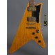 Rare Moderne Korina 1958 Reissue Heritage 1982 Natural Flying V Electric Guitar Boat paddle Gumby style headstock, Dot Inlay, Gold Hardware