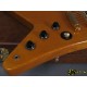 Rare Moderne Korina 1958 Reissue Heritage 1982 Natural Flying V Electric Guitar Boat paddle Gumby style headstock, Dot Inlay, Gold Hardware