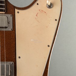 Neck Thru Body Fire III 1965 Natural Electric Guitar 9-Ply Mahogany Neck Non-Reverse Headstock Shorter maestro vibrato Tailpiece 2 Mini Humbucker Pickups