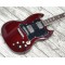 Thunderstruck AC DC Angus Young SG Wine Red Electric Guitar Mahogany Body, bolt inlays, Chrome Hardware