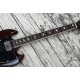 Thunderstruck AC DC Angus Young SG Wine Red Electric Guitar Mahogany Body, bolt inlays, Chrome Hardware