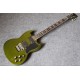 Custom Shop Tony Lommi SG Metallic Green Electric Guitar Floyd Rose Tremolo Bridge EMG Pickups Iron Cross Pearl Fingerboard Inlay