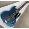 Custom Shop 1968 Metallic Blue Double Cutaway SG Electric Guitar Long Version Maestro Vibrola Tremolo Bridge & Whammy Bar, Tuilp Tuners, Chrome Hardware