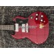 Custom Shop Black Sabbath Tony Iommi Signed Legendary Vintage Cheery Red Monkey Electric Guitar Black P 90 Pickups, Wrap Arround Bridge, Vintage Tuners