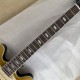 John Lennon Casino Gold Top Jazz Electric Guitar Semi Hollow Body, Double F Holes, Bigs Tremolo Tailpiece, White P90 Pickups