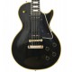 Custom 1958 Black P90 Pickups Black Beauty Electric Guitar Ebony Fingerboard, Yellow 5 Ply Binding, Black Pickguard, White Pearl Block Inlay, Gold Hardware