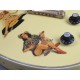 Custom Steve Jones Sex Pistol Cream Electric Guitar Pin-up Girl stickers Gold Hardware Gotoh Tuners