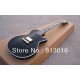 Custom Shop Limited Run 1958 Reissue Single Pickup Black Electric Guitar Mahonay Body Ebony Fingerboard Gold Hardware Block White MOP Inlay