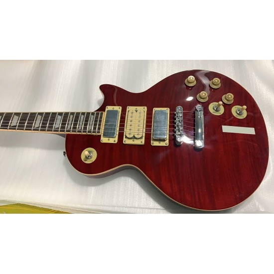 2005 Pete Townshend Deluxe #1 Wine Red Electric Guitar 3 Mini Pckups, Grover Tuners