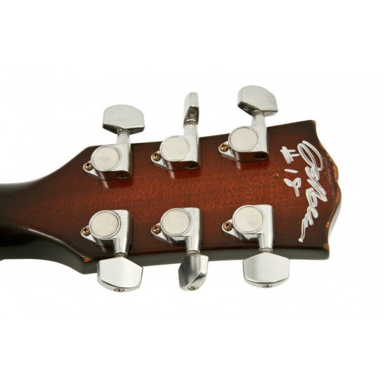 Custom Shop Jeff Beck Oxblood 1954 Aged Signed #18 Black Electric Guitar Wrap Arround Tailpiece, Chrome Hardware