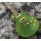 Custom Shop 1959 Big Sparkle Green Gold Top Electric Guitar Mahogany Body, Zebra Pickups, Tuilp Tuners, Chrome Hardware