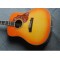 41 Inch Humming Vintage Sunburst Acoustic Electric Guitar, Fishman 101 PU, Split Parallelogram Inlay, Red Turtle Pickguard, Grover Tuners