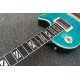 Custom 1959 R9 VOS Custom Supre Flame Maple Top Back Trans Green Electric Guitar Ebony Fingerboard Split Block MOP Inlay Chrome Hardware