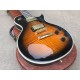 Custom 1959 Flame Maple Top Amber Sunburst Electric Guitar 5 Ply Body binding Rosewood Fingerboard Trapezoid White Mother of Pearl Inlay