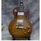 Custom Flame Maple Top Amber Sunburst Electric Guitar Mahogany Body, Rosewood Fingerboard, Bone Nut, White Tulip Tuners, Chrome Hardware