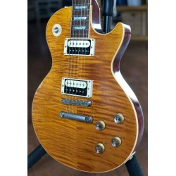 Slash #5 AFD MURPHY AGED SIGNED Appetite For Destruction Flame Maple Top Heavy Relic Brown Electric Guitar One Piece Mahogany Body & Neck