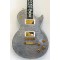 Custom Shop Ultima Gray Pearl Quilted Maple Top Electic Guitar Abalone Body Binding, Tree of Life Vine Inlays, Gold Kroean Imperial Tuners