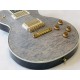 Custom Shop Ultima Gray Pearl Quilted Maple Top Electic Guitar Abalone Body Binding, Tree of Life Vine Inlays, Gold Kroean Imperial Tuners