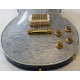 Custom Shop Ultima Gray Pearl Quilted Maple Top Electic Guitar Abalone Body Binding, Tree of Life Vine Inlays, Gold Kroean Imperial Tuners