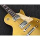 Custom Shop Aged Goldtop Heavy Relic Gold Top Electric Guitar Mahogany Body, Crack Line Relic Effect, Tuilp Tuners, Chrome Hardware