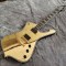 Limited PS2CM Gold Cracked Mirror ICEMAN Paul Stanley Electric Guitar Abalone Body binding & Pearl Inlay, Golden Hardware